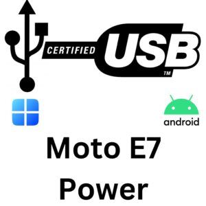 Moto E7 Power USB Driver