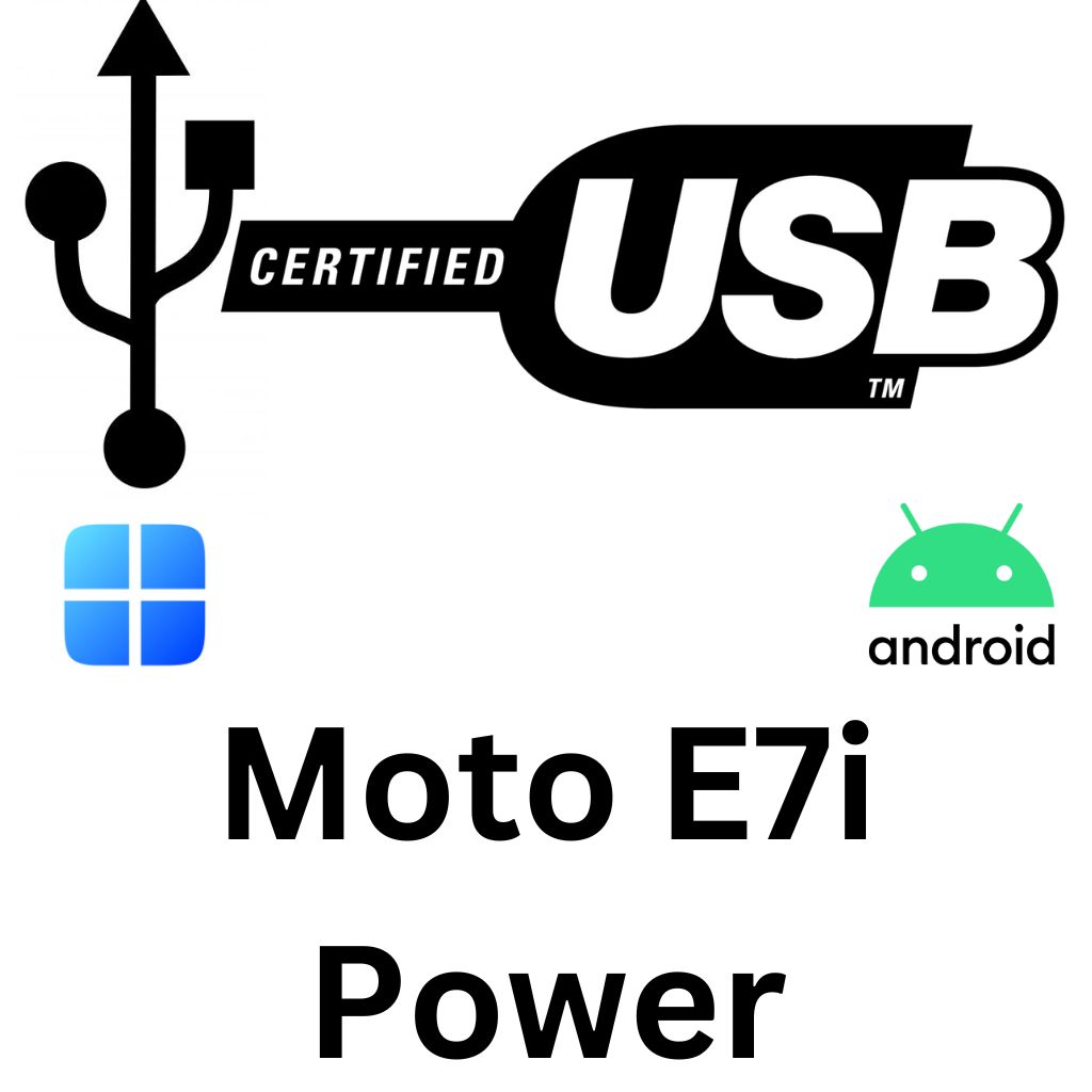 Moto E7i Power USB Driver